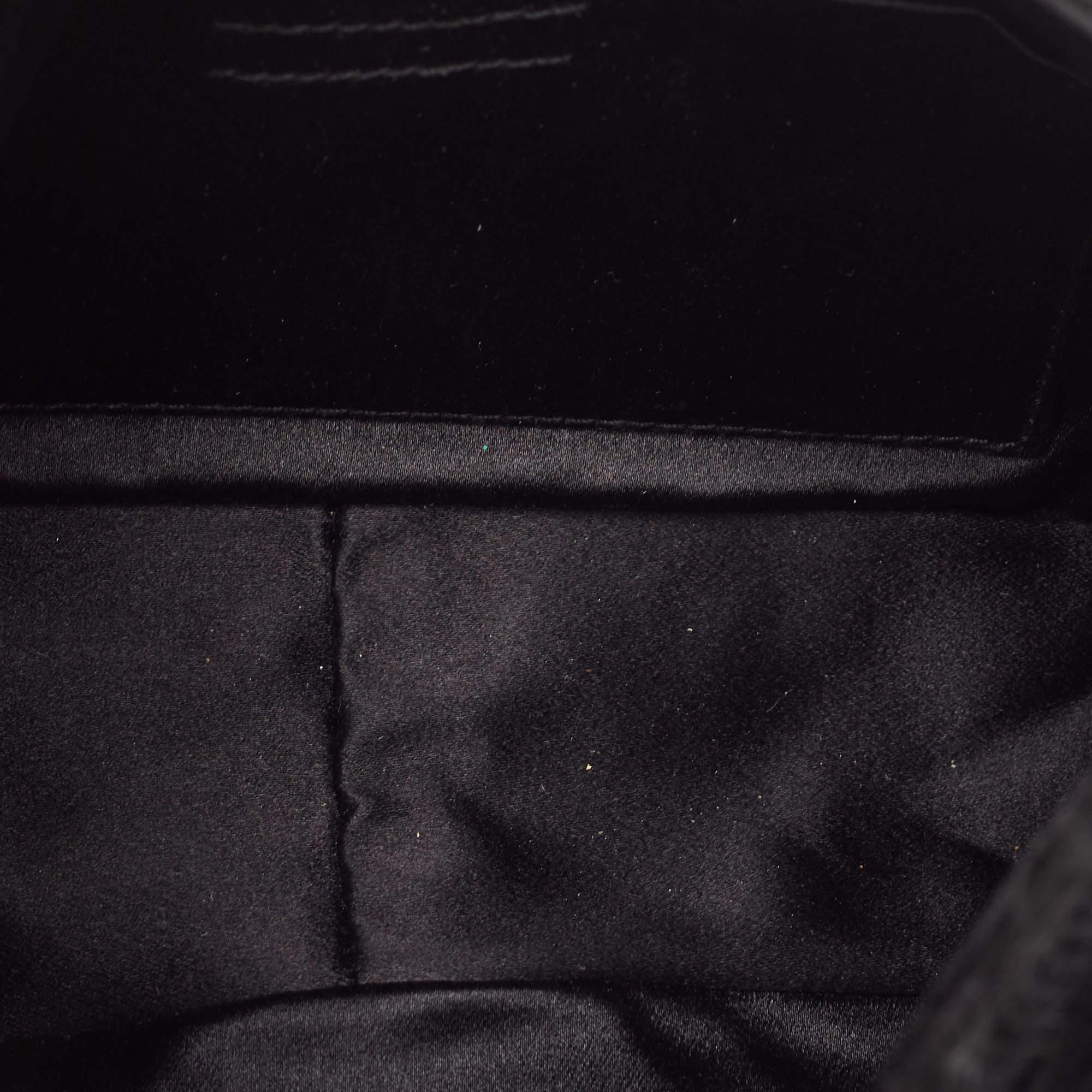 Prada Black Astrakhan Fur Shoulder Bag 8