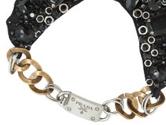 Prada - Collier en perles noires