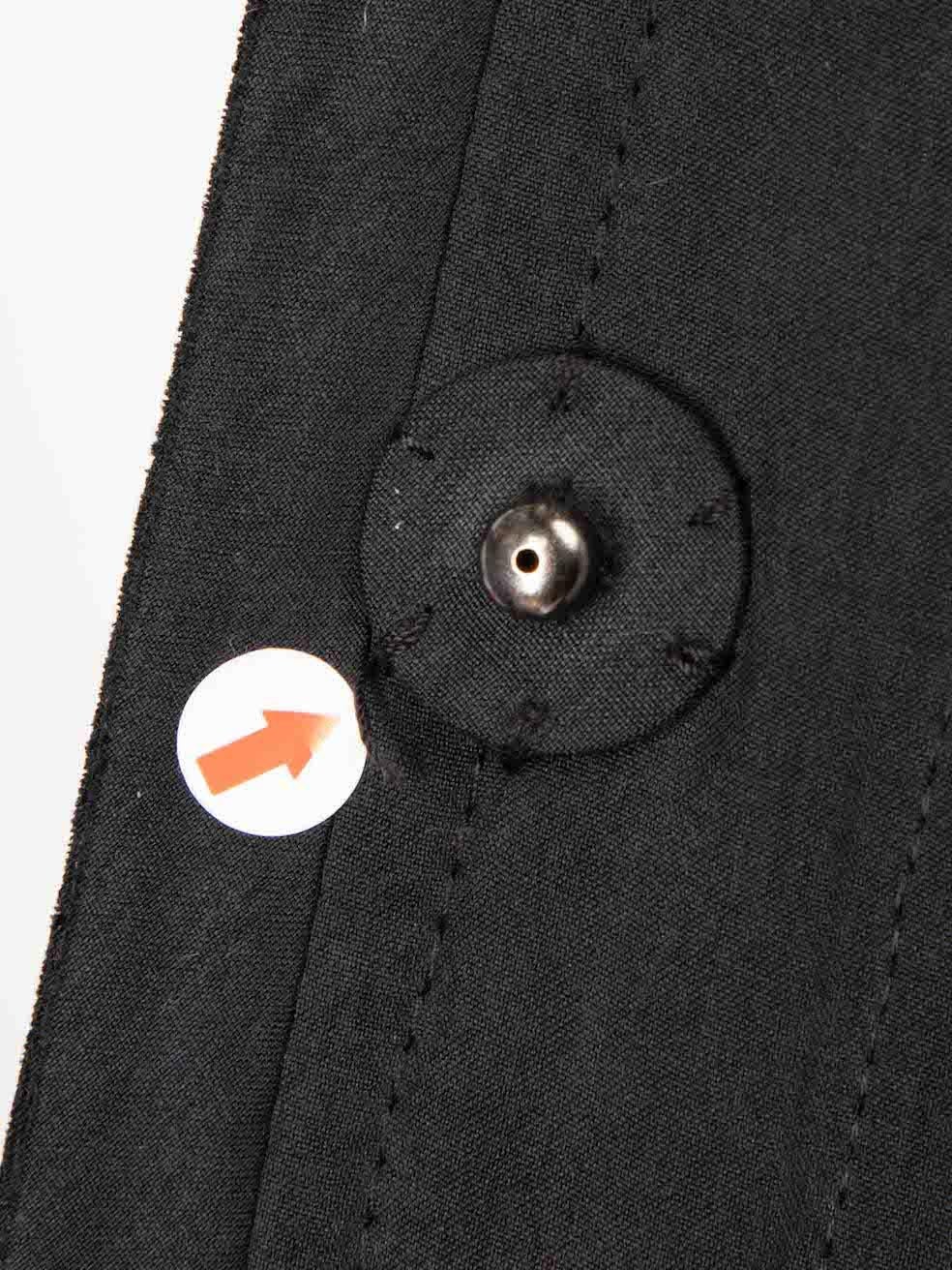 Women's Prada Black Bow Detail Matching Jacket & Skirt Set Size L For Sale