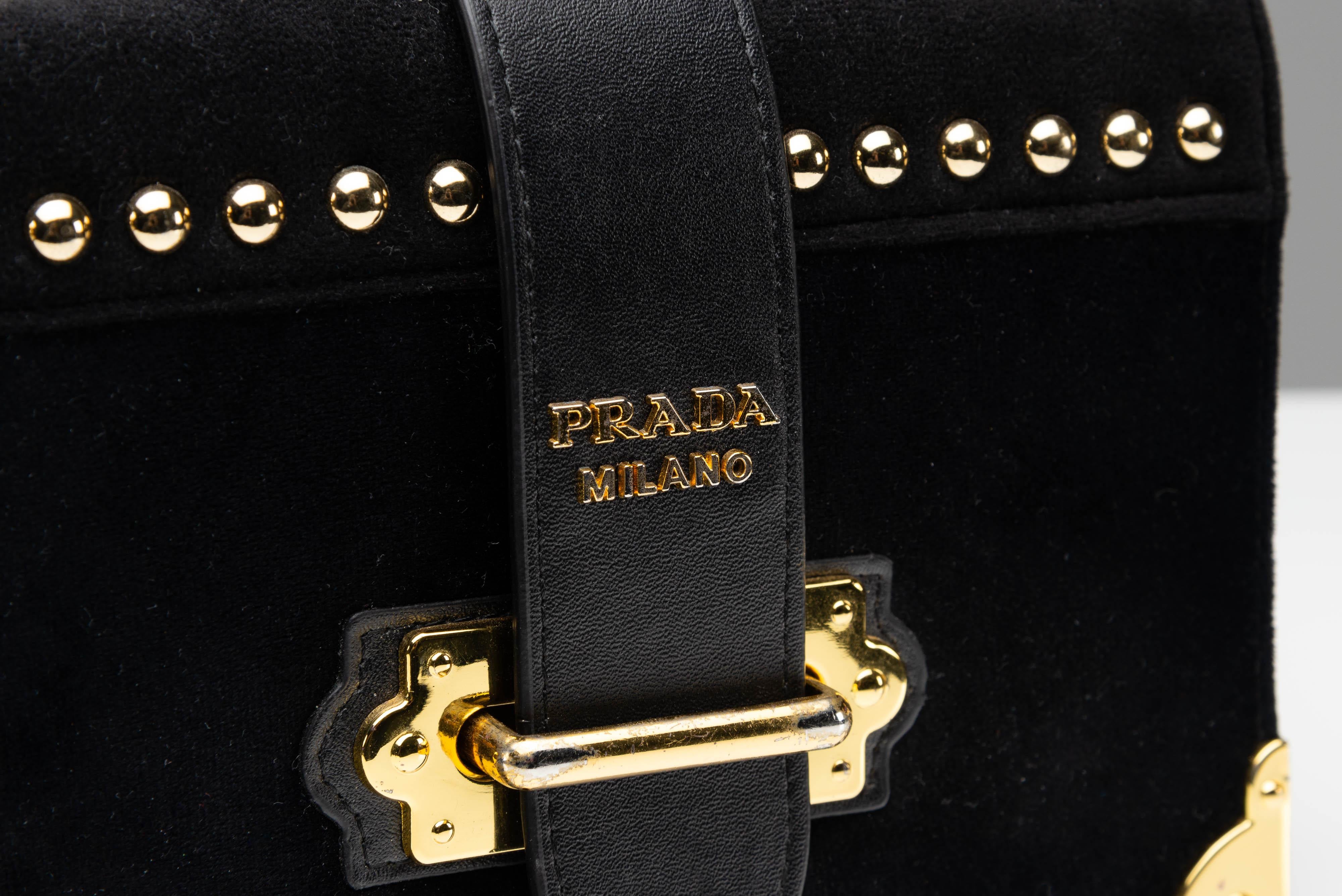Prada Black Cahier Bag Crossbody  For Sale 1