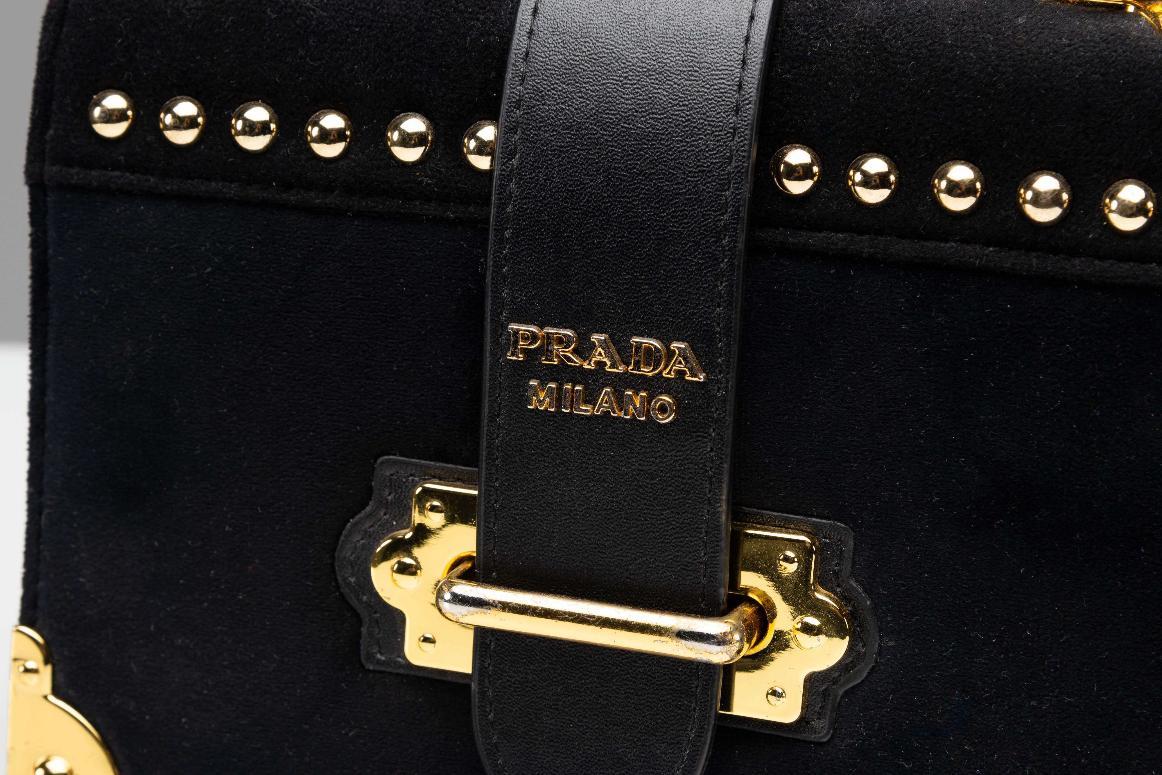 Prada Black Cahier Bag Crossbody  For Sale 2