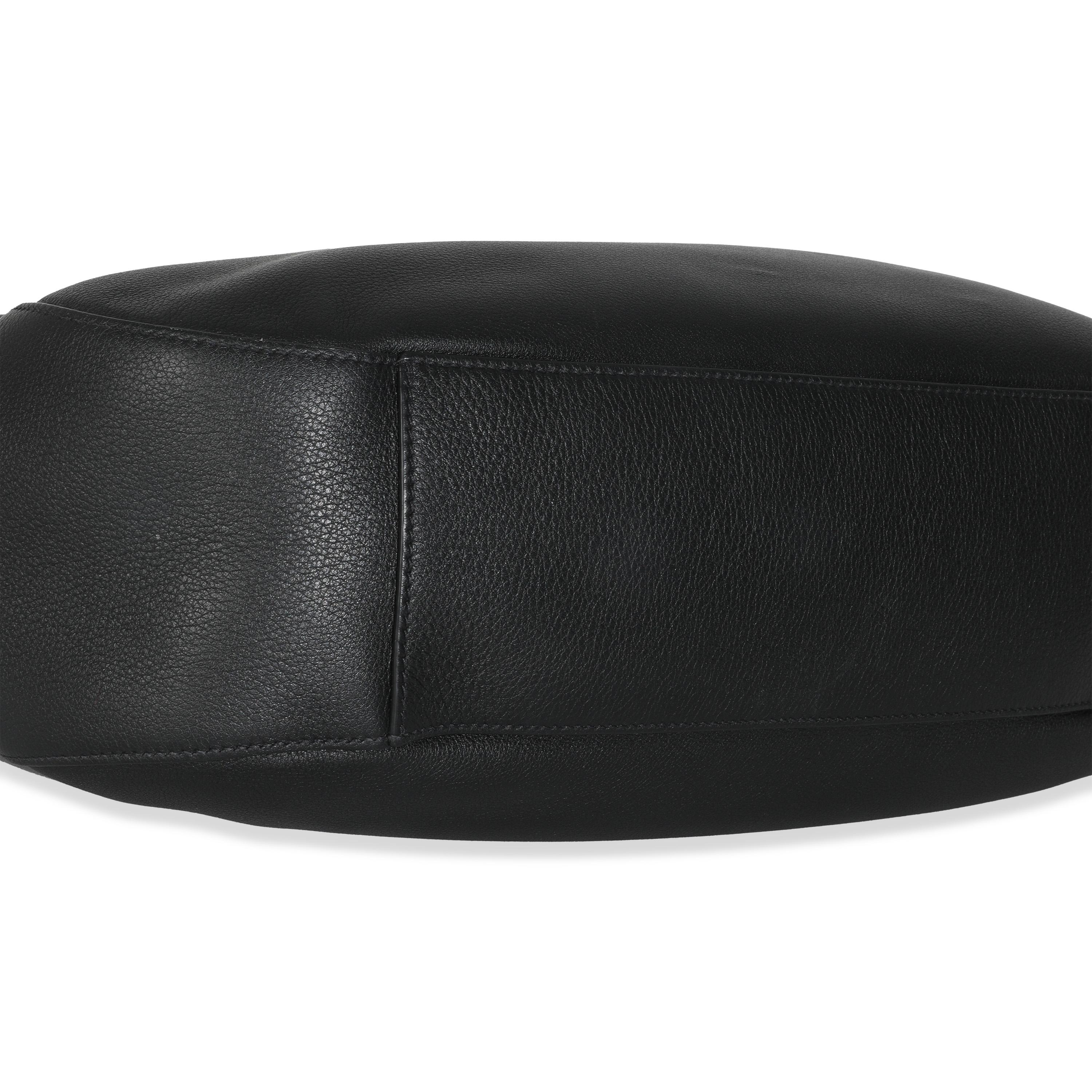 Prada - Tote grande in pelle di vitello nera con fibbia In condizioni ottime in vendita a New York, NY