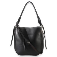 Borsa City Margit piccola in pelle di vitello nera di Prada