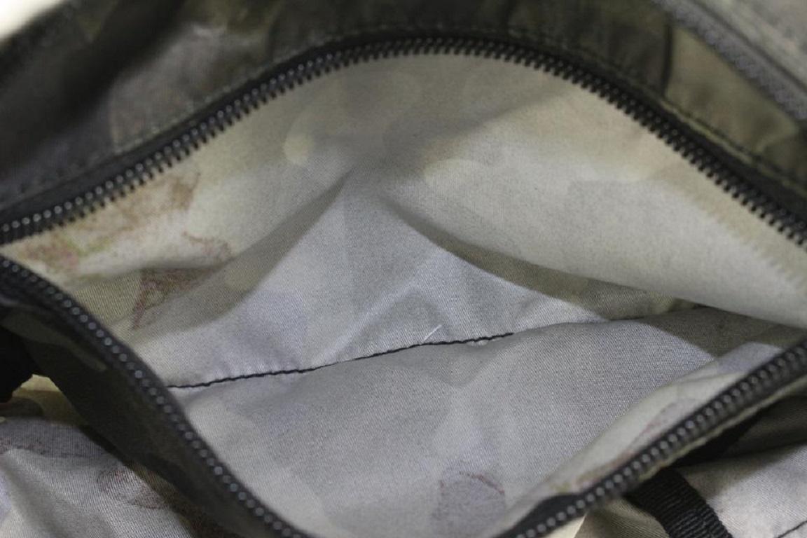 Prada Black Camo Tessuto Cosmetic Pouch Second Bag 684pr621 5