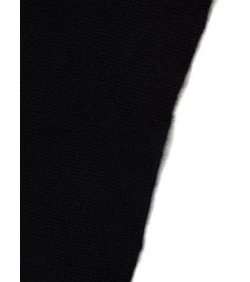 Prada Black Cashmere & Silk Blend V Neck Sweater For Sale 6