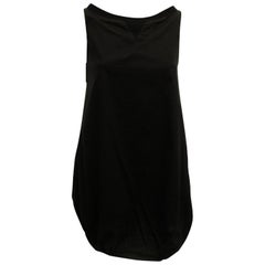 Prada Black Cotton Blend Bubble Mini Dress