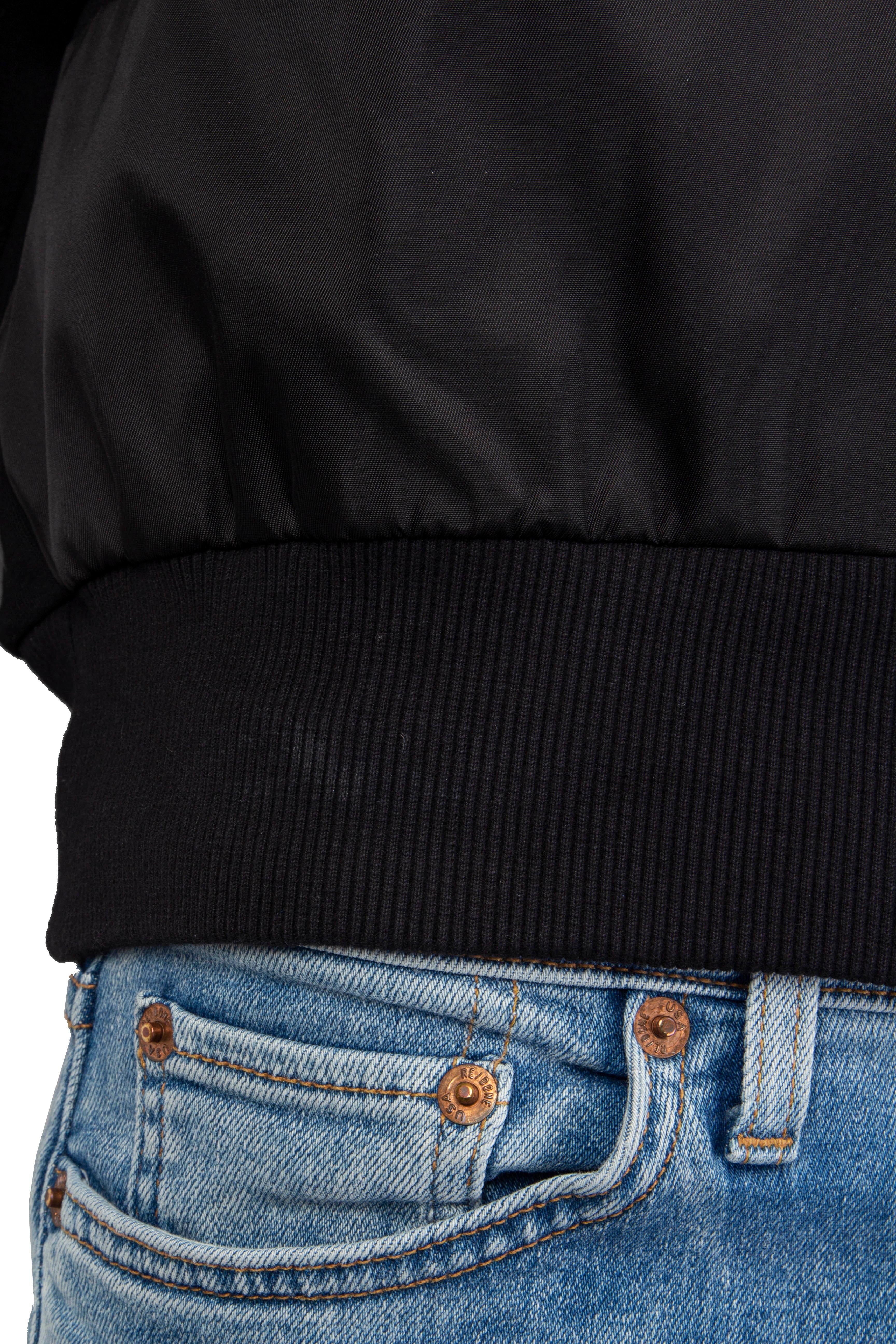 Women's PRADA black cotton OVERSIZED TECHNICAL FLEECE T-Shirt Shirt XS For Sale