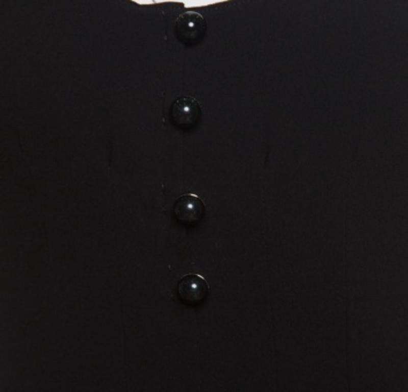Prada - Robe à carreaux en crêpe - Noir S Pour femmes en vente