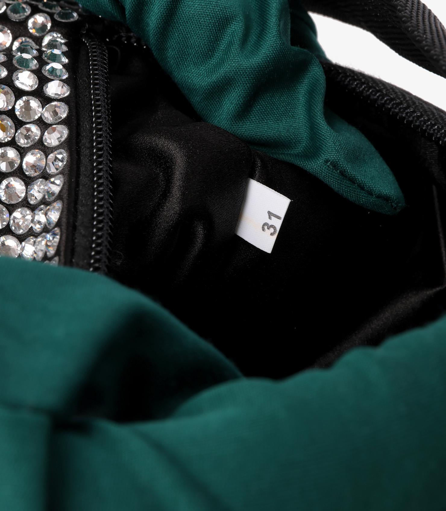 Prada Black Crystalised Satin Re-Edition 2000 Mini Bag 4