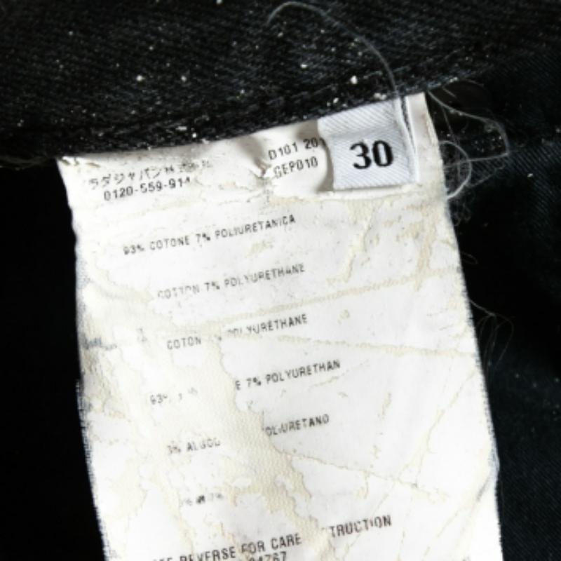 These Prada jeans are a must-have wardrobe essential. These black jeans can be dressed both up and down for looks that are either casual and comfy or chic and fashionable.