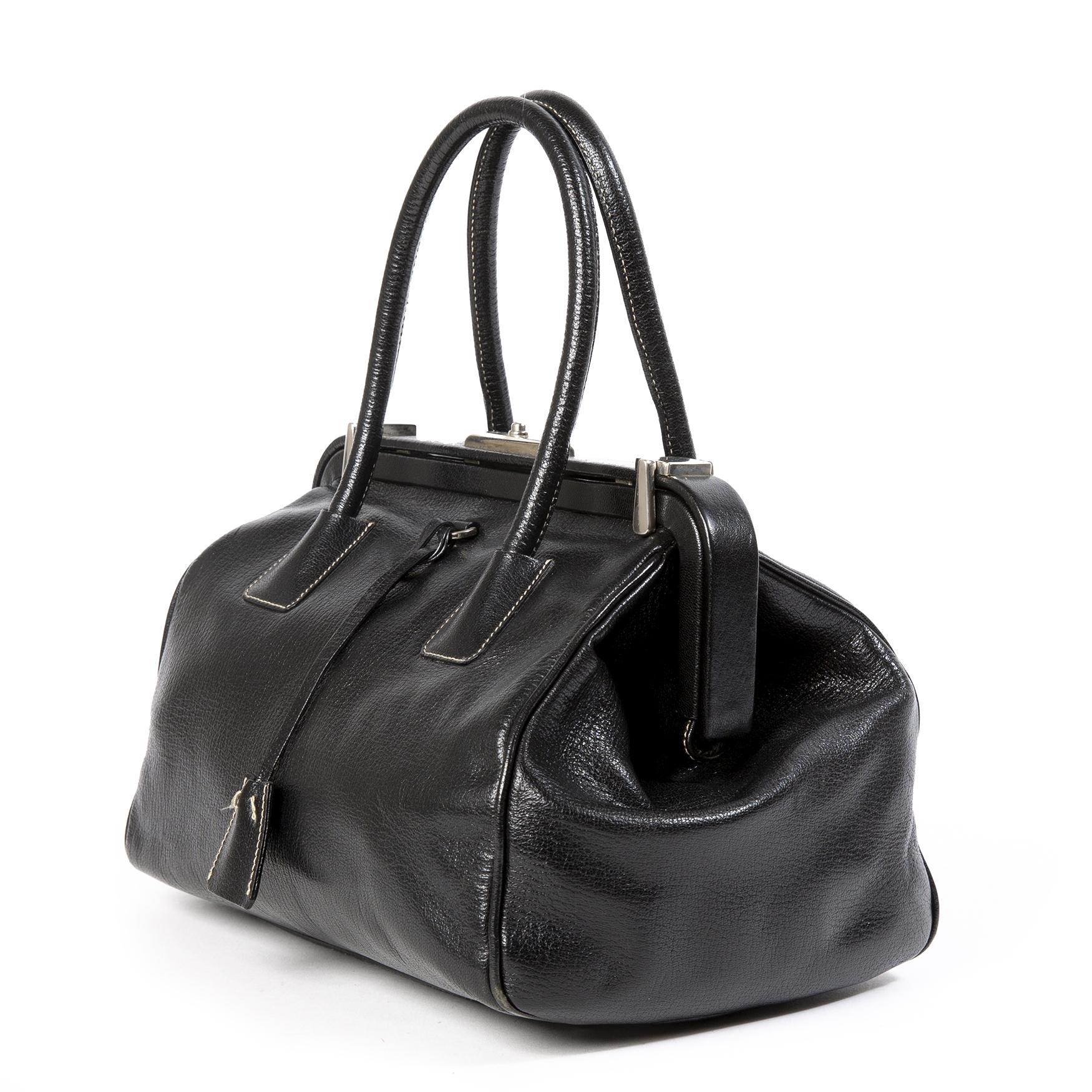 Prada Black Doctor's Bag at 1stDibs | prada doctor bag, prada doctors bag, prada  doctor bag leather