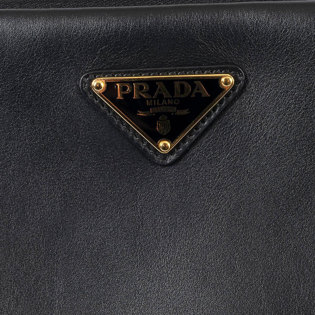 PRADA black Edera green Jacquard MINI TRIANGLE Shoulder Bag For Sale 3