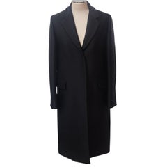 Prada Schwarzer eleganter Overcoat FR 34 / IT 38