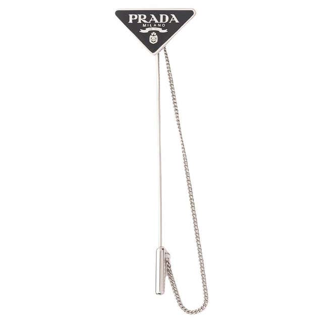 Prada Pin CHROME HEARTS sterling silver COLLAR PINS Set of 2 For Sale at 1stDibs ...