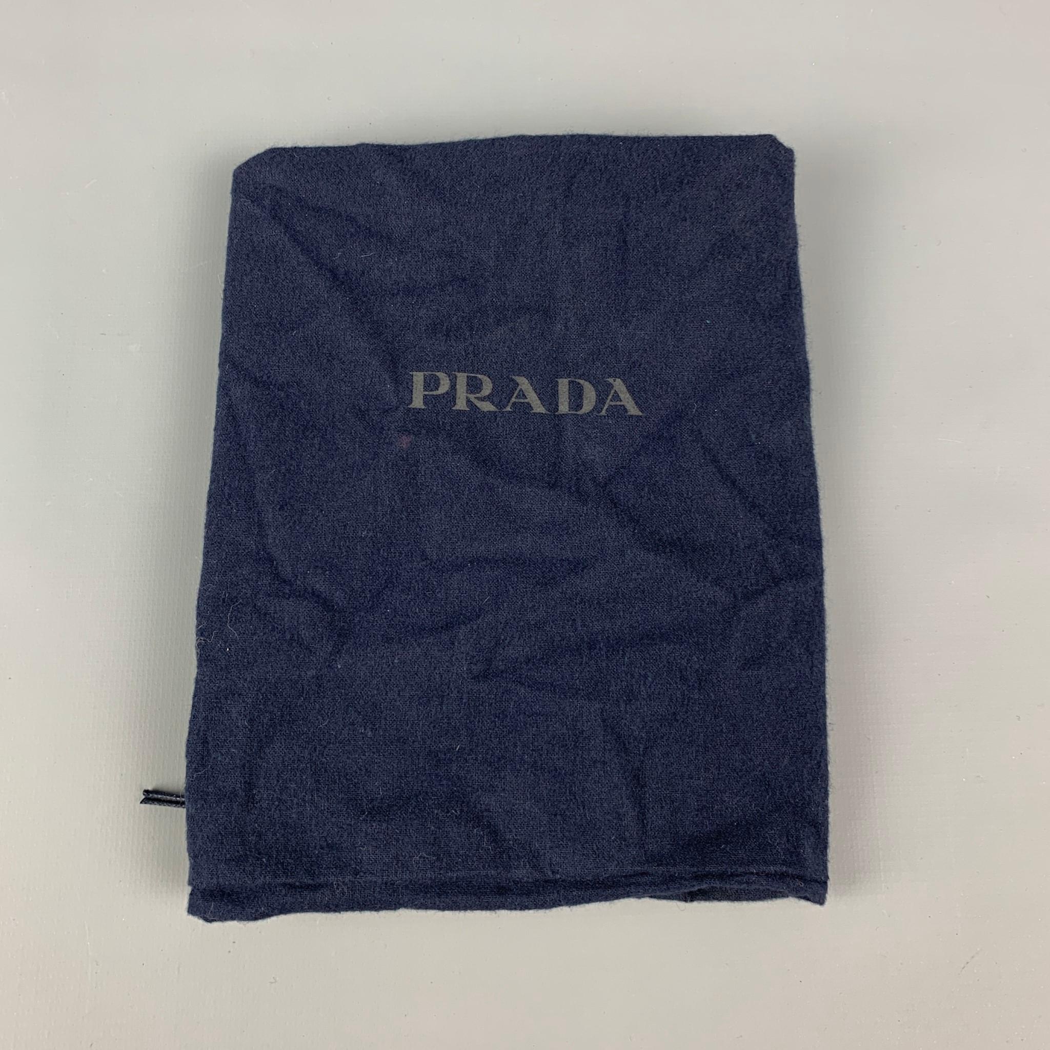 PRADA Black Fabric Acetate Chain Shoulder Bag Handbag 3