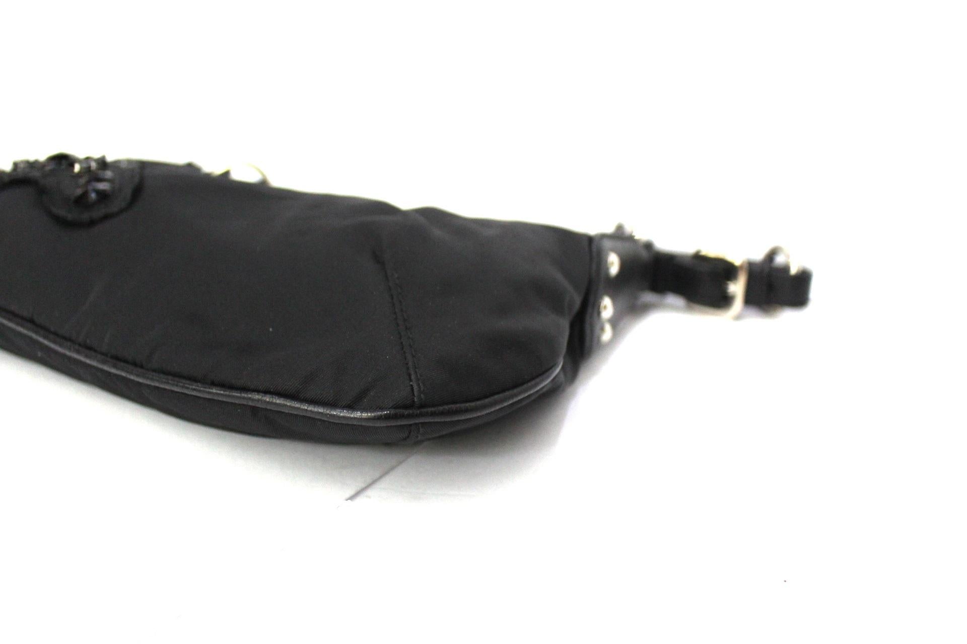 Prada Black Fabric Bag 2