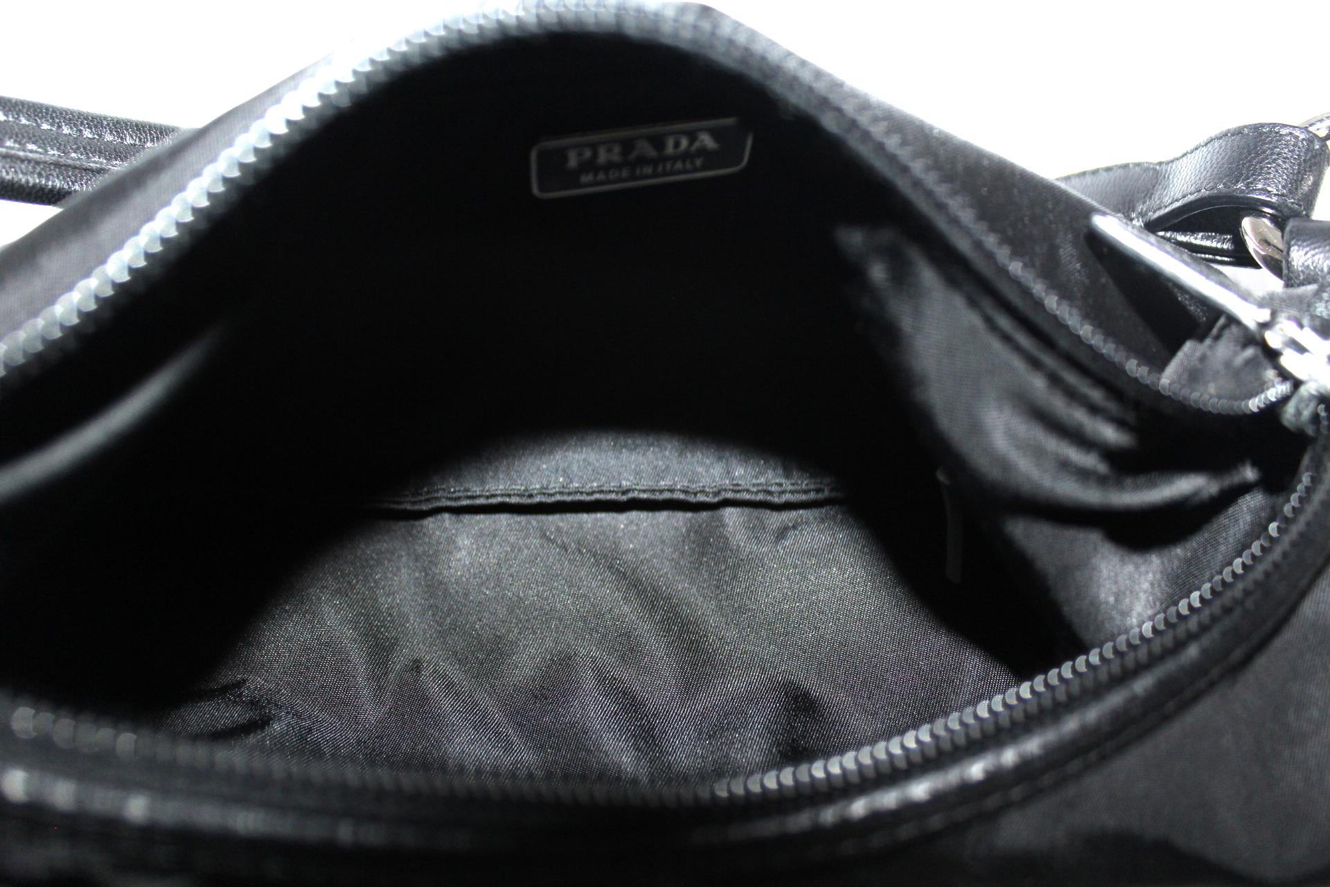 Prada Black Fabric Bag 5