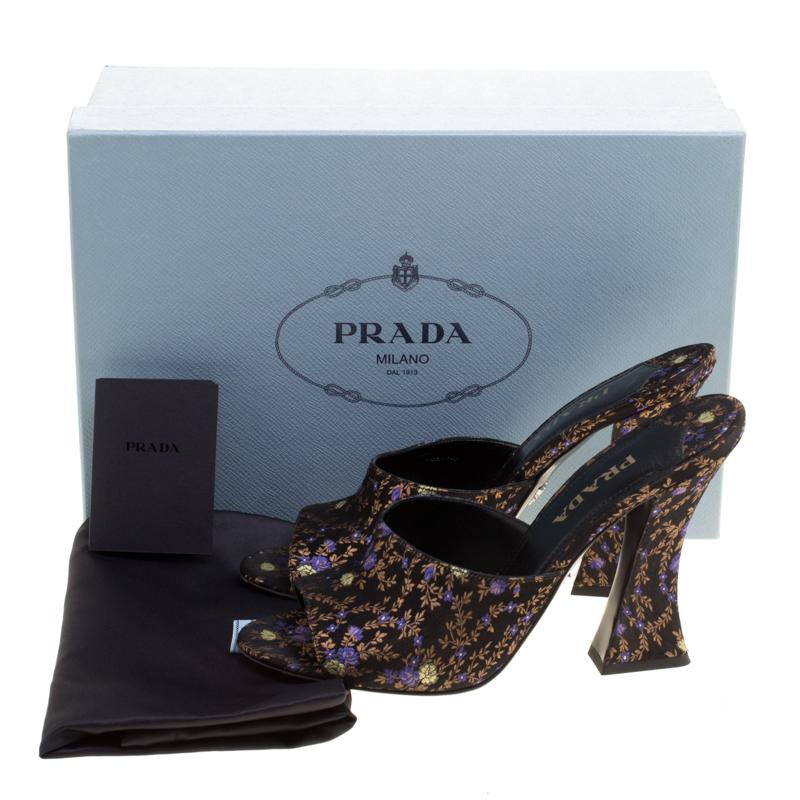 prada brocade sandals