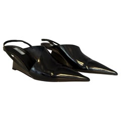 Prada Black Geometric Shoes IT 39