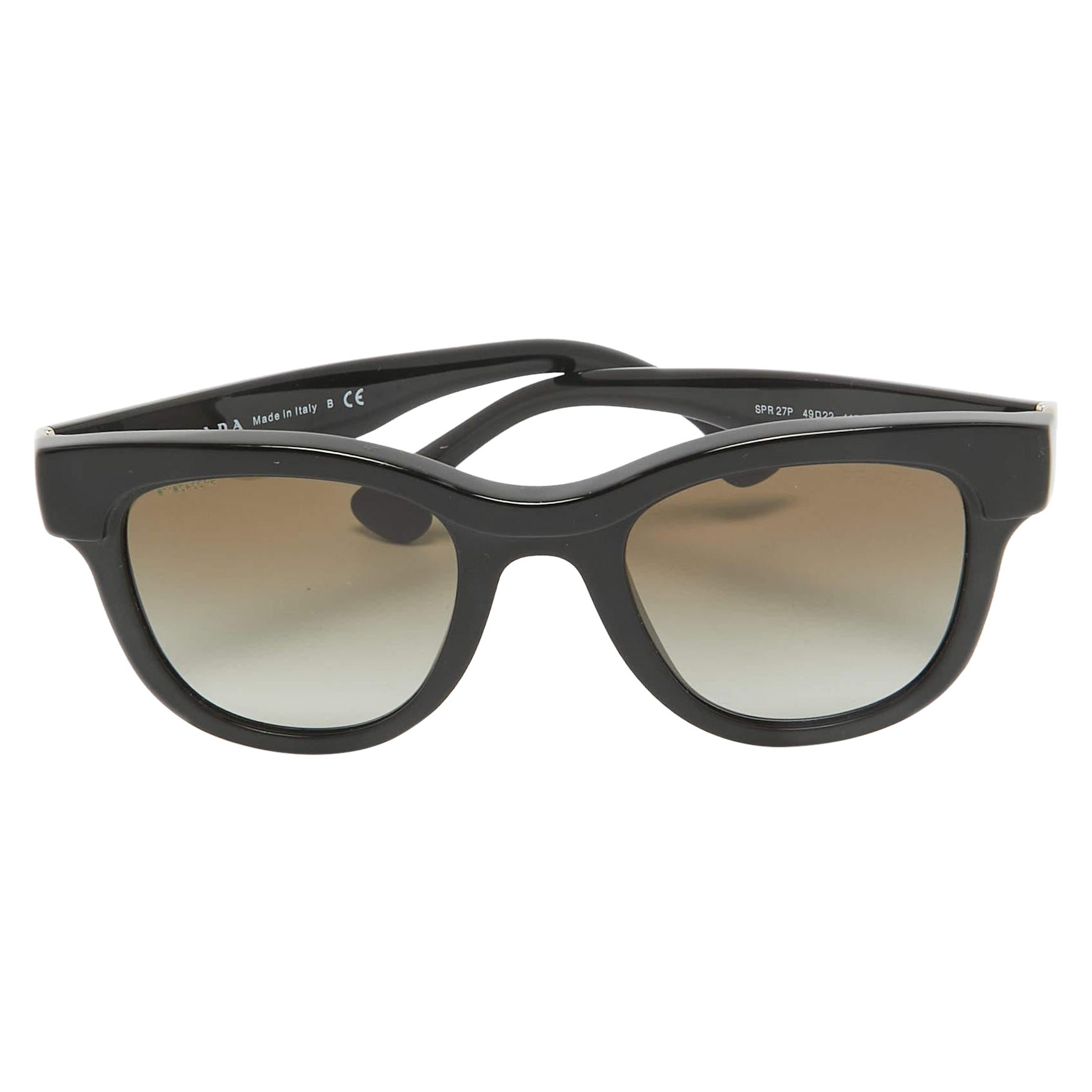 Prada Black Gradient SPR27P Wayfarer Sunglasses