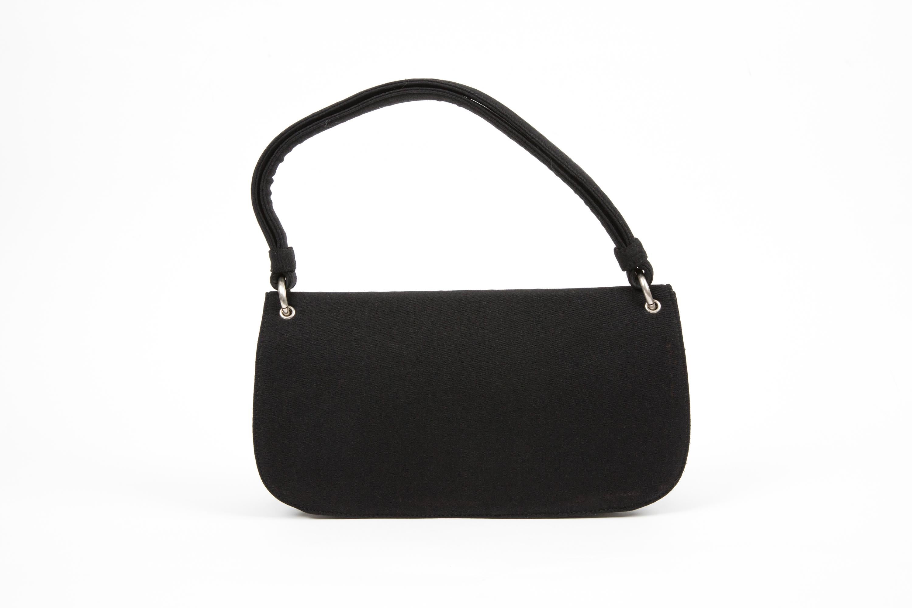 Prada Black Handbag In Good Condition For Sale In Paris, FR