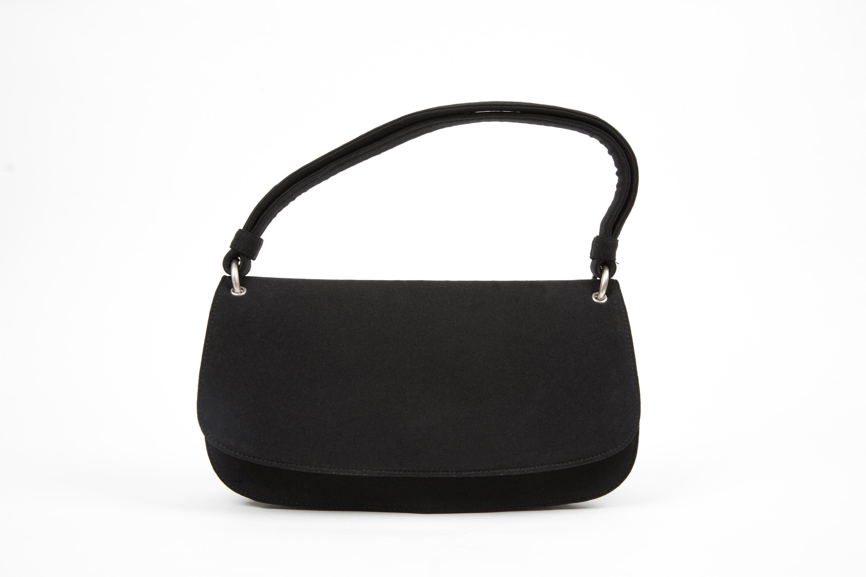 Prada Black Handbag For Sale 4