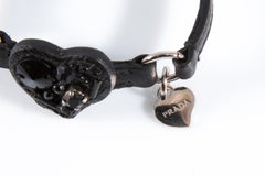 Prada Black heart bracelet