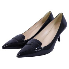 Prada Black Kitten Pumps EU 37