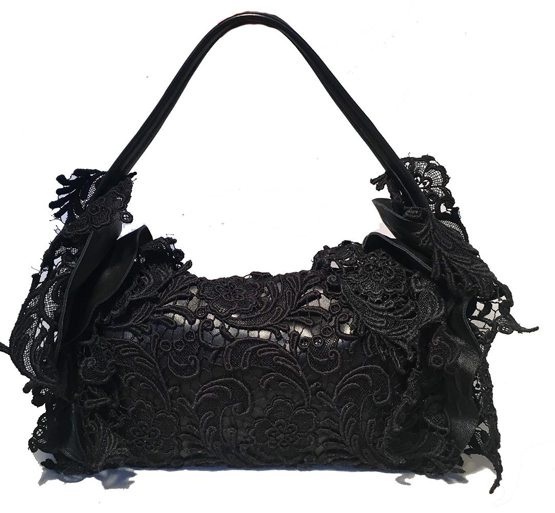 black lace bag