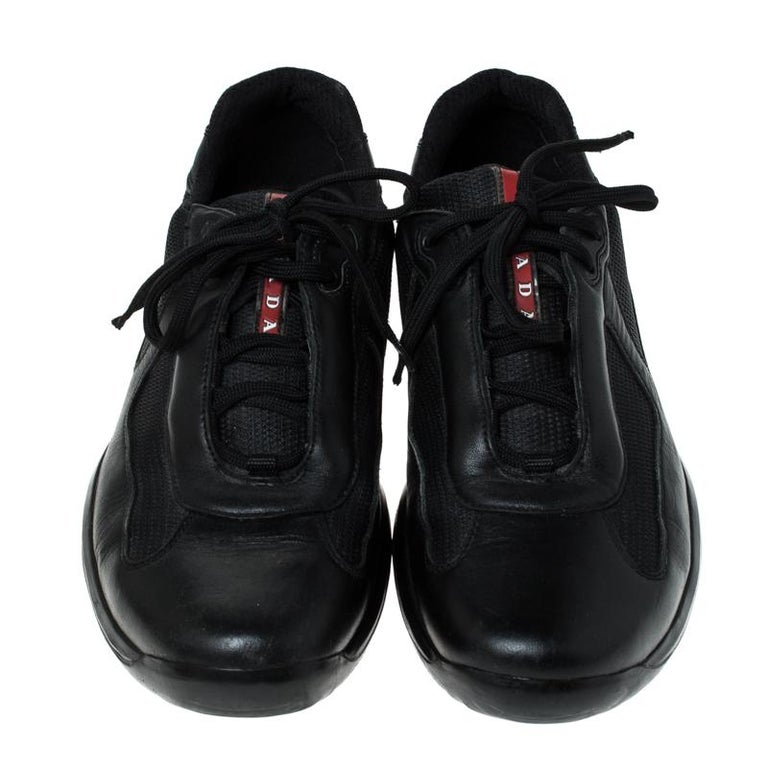 prada america mesh trainers