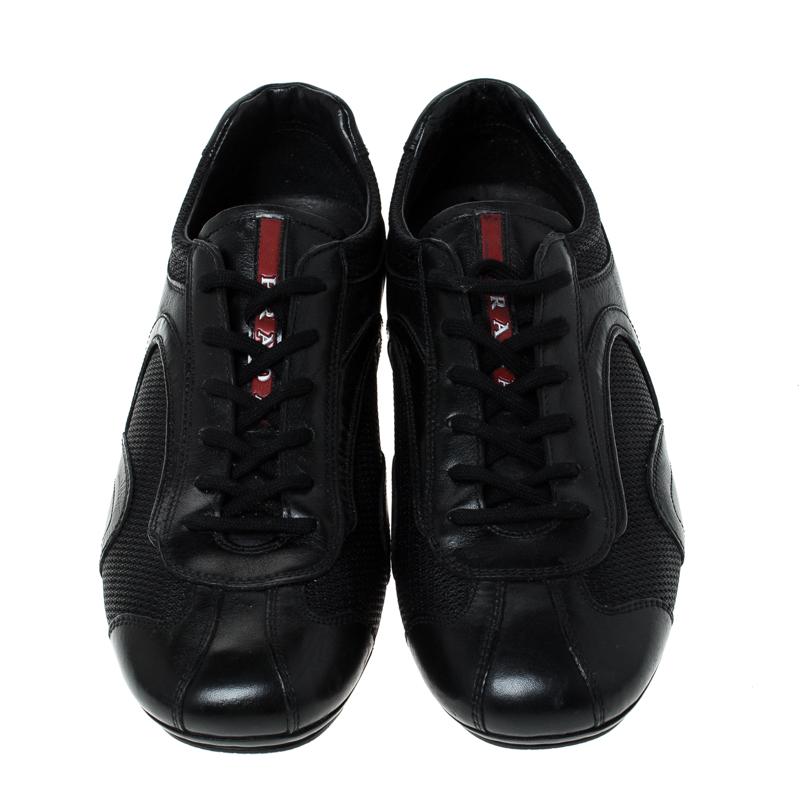 prada shoes all black
