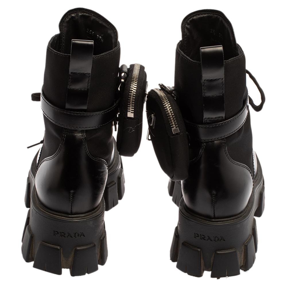 monolith pointy technical patent leather booties