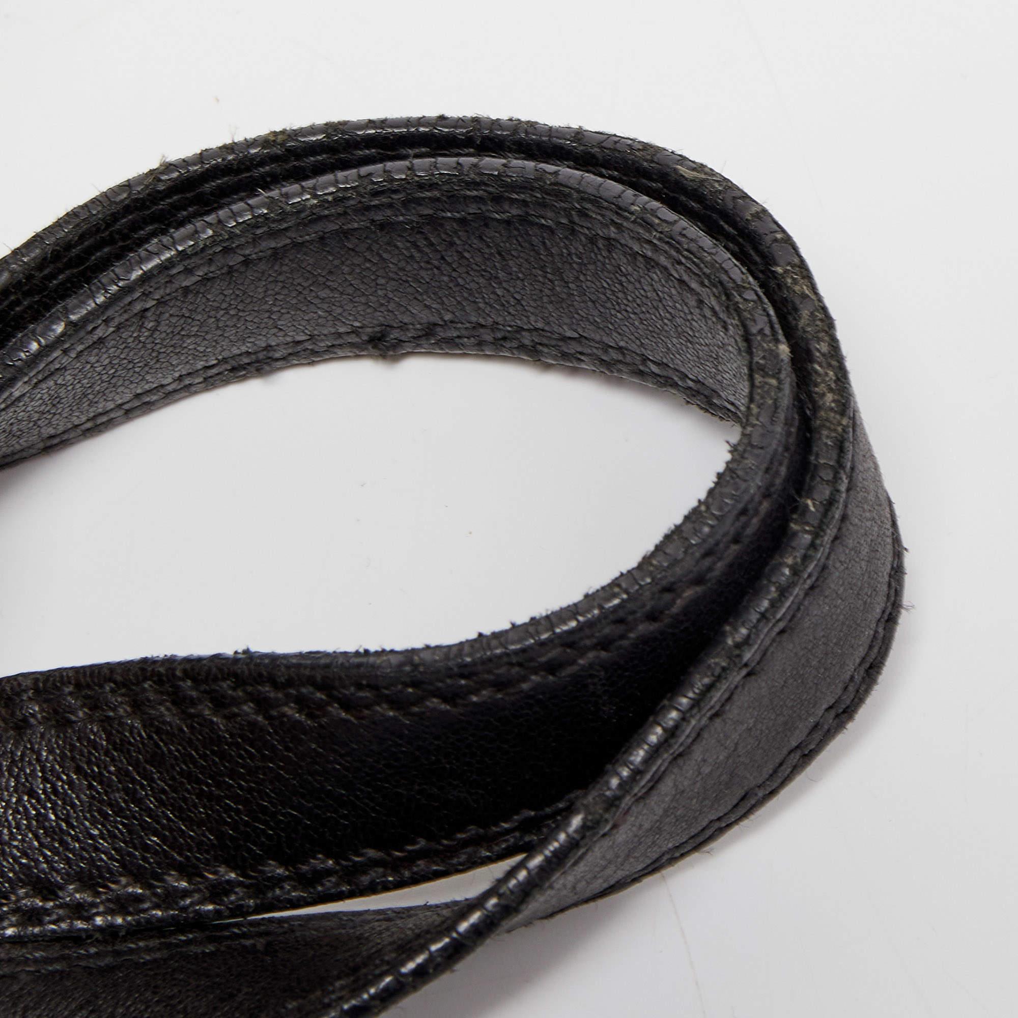 Prada Black Leather and Nylon Satchel 7