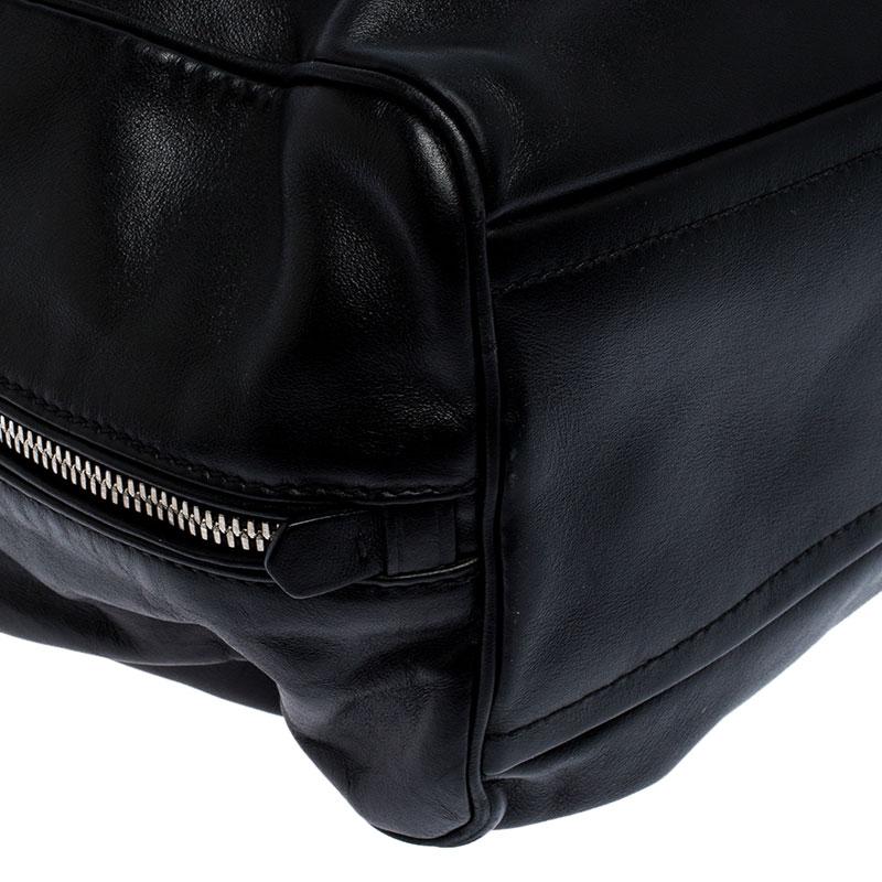 Prada Black Leather Bauletto Bag 2