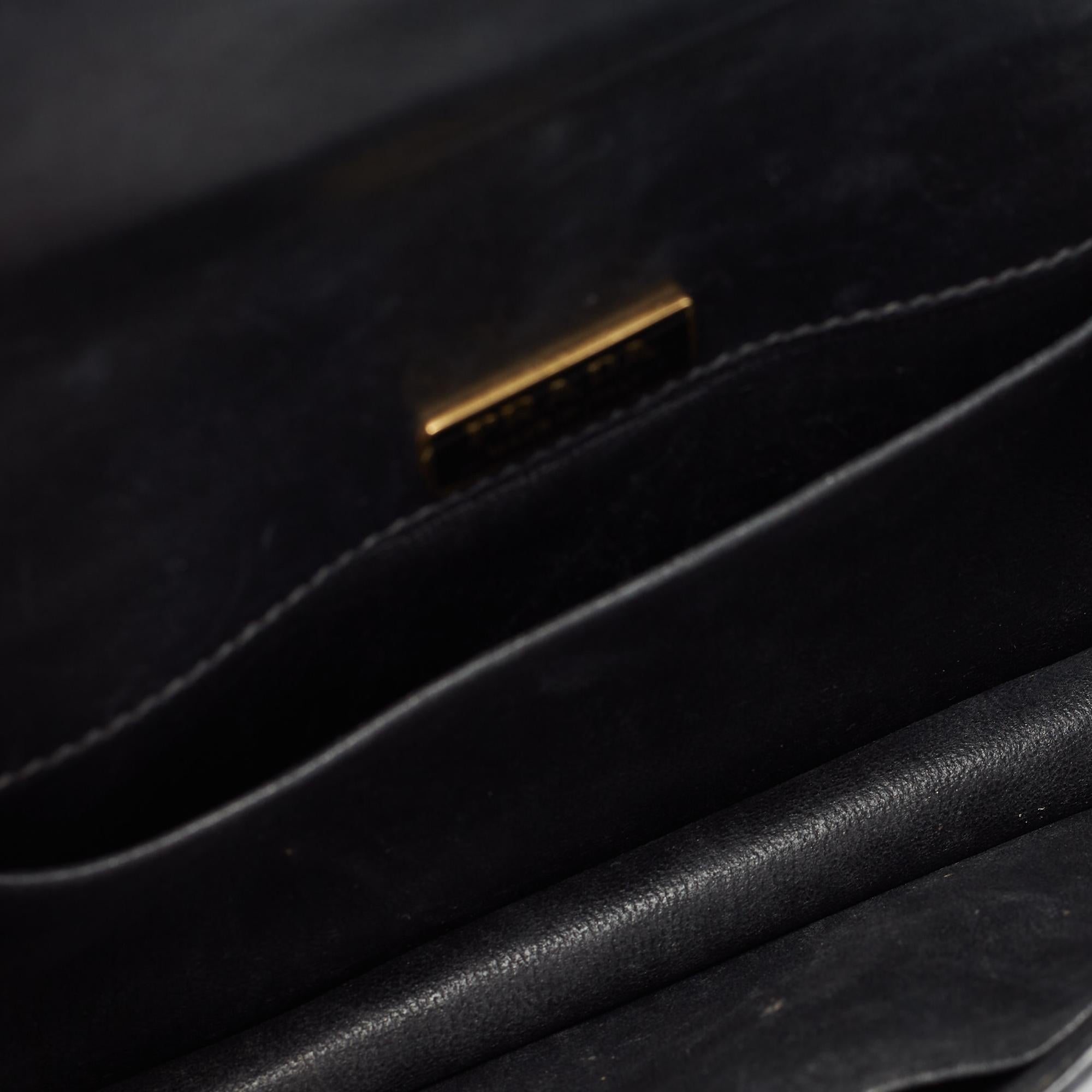 Prada Black Leather Cahier Shoulder Bag 5