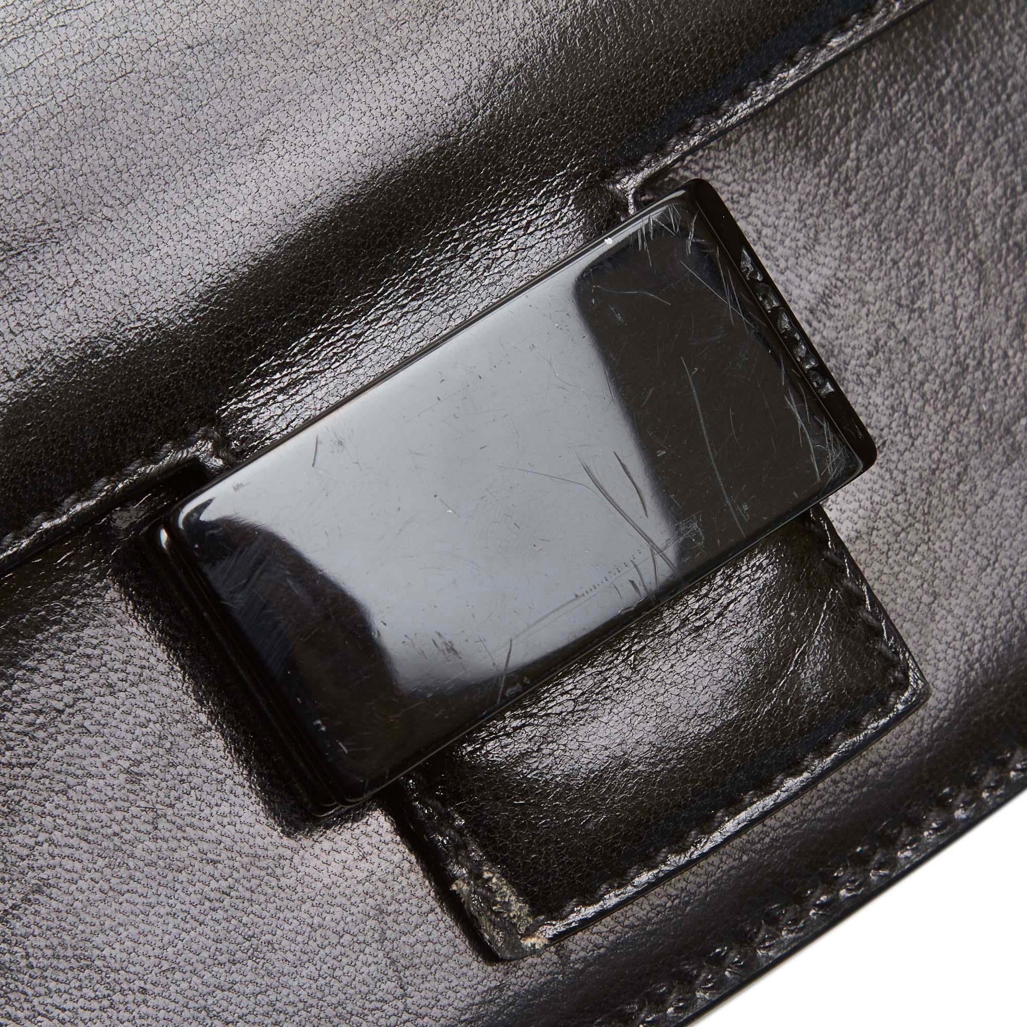 Prada Black Leather Crossbody Bag 3