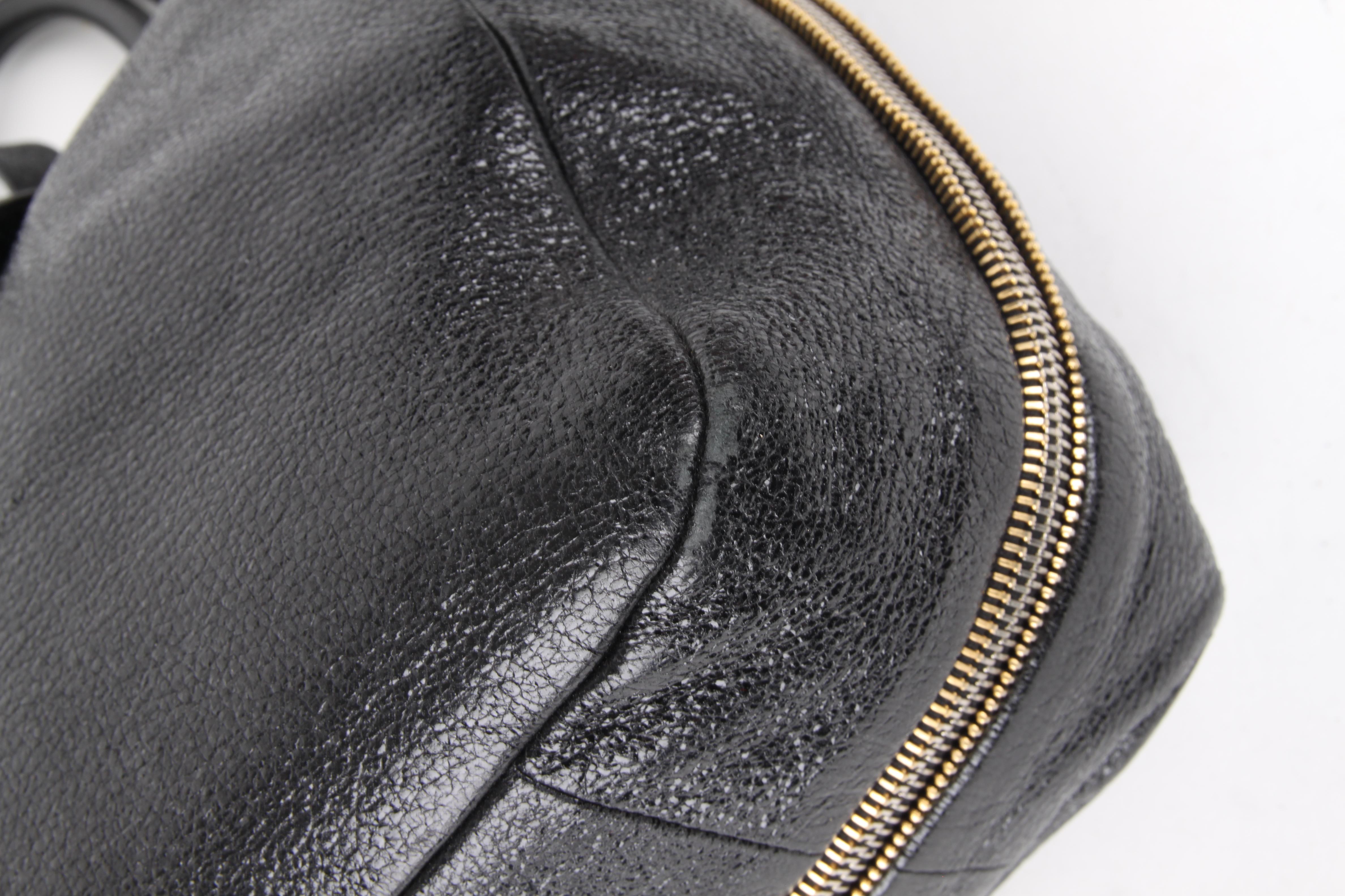 Prada Black Leather Crossbody Phenix Shopper Tote For Sale 4