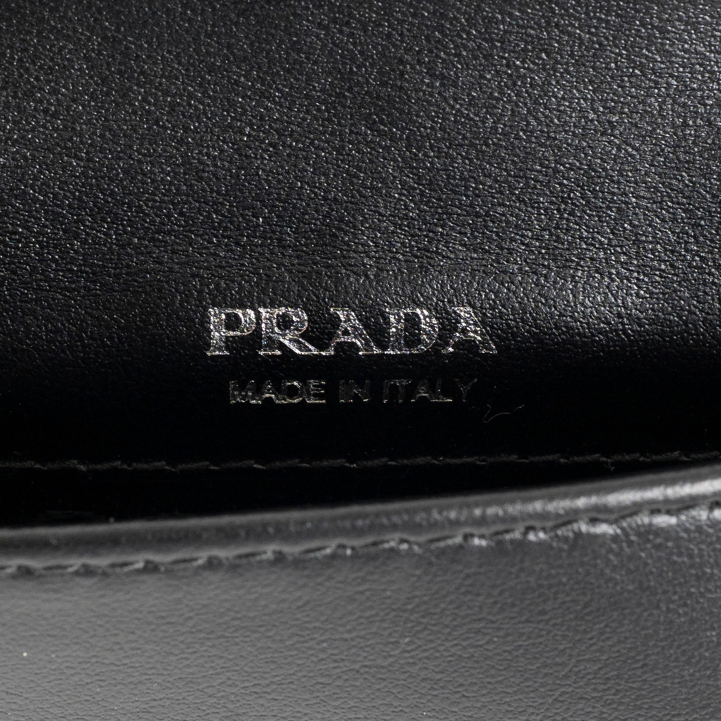 PRADA Borsa MINI BELT in pelle nera 85 in vendita 2