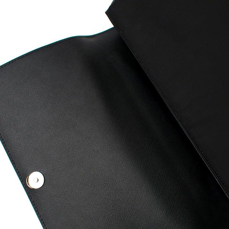Prada Black Leather and Nylon Tote Bag at 1stdibs