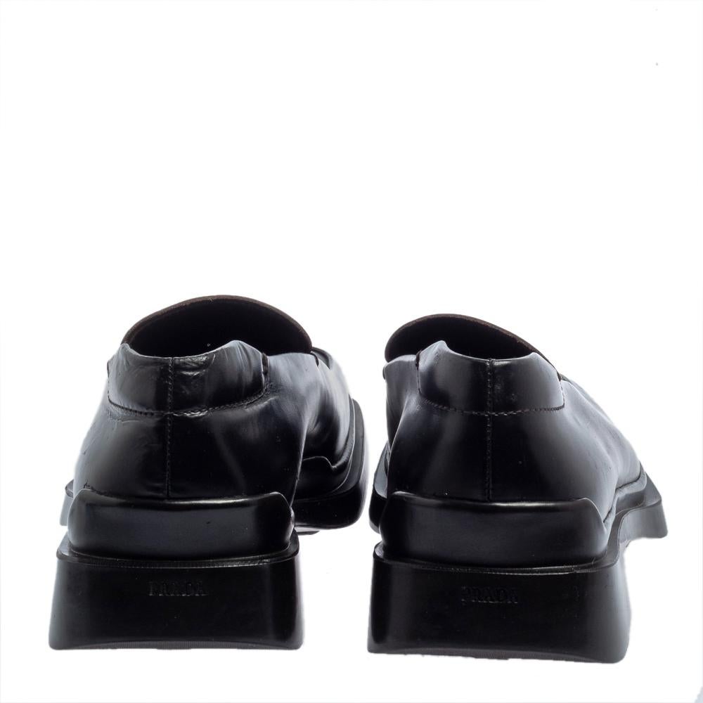 prada platform loafers