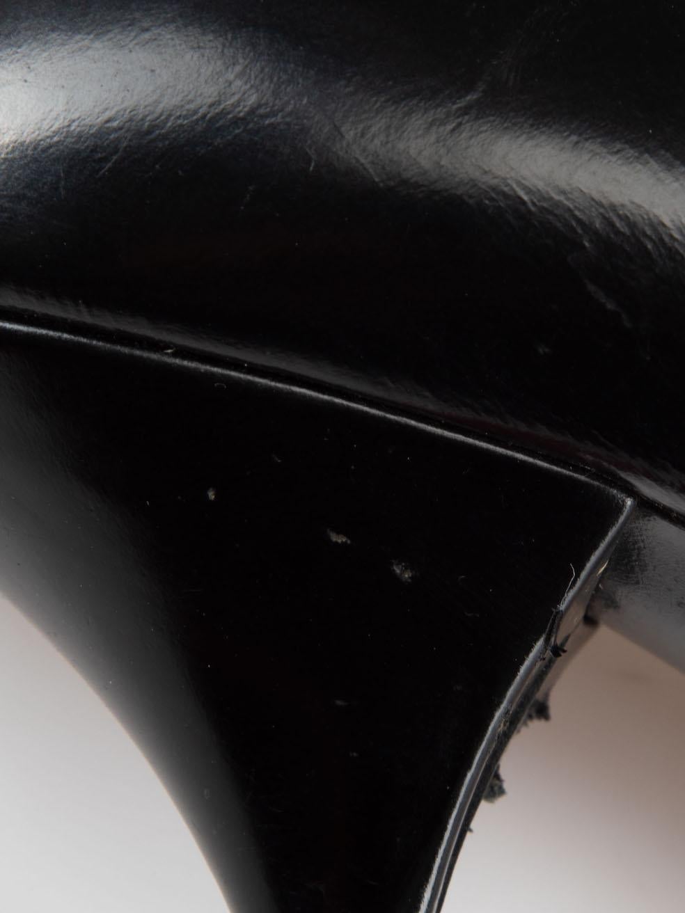 Prada - Escarpins à bout pointu en cuir noir - Taille IT 40,5 en vente 2