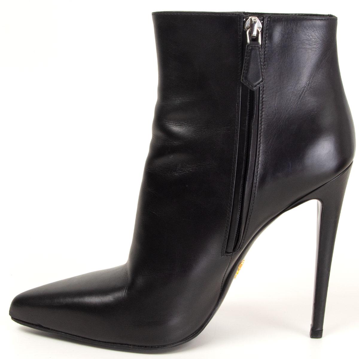 prada pointed toe ankle boots