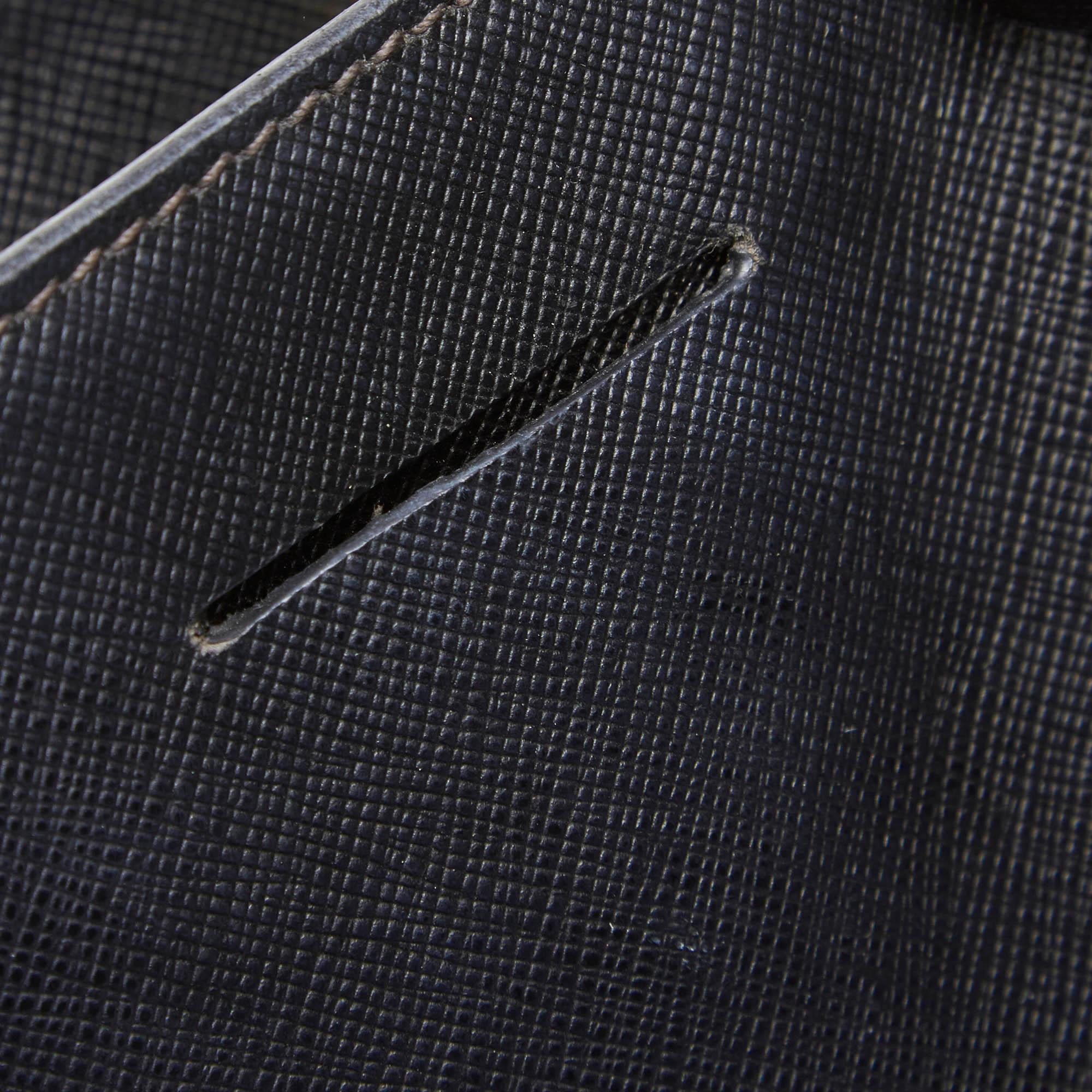 Prada Black Leather Saffiano Galleria Handbag 7