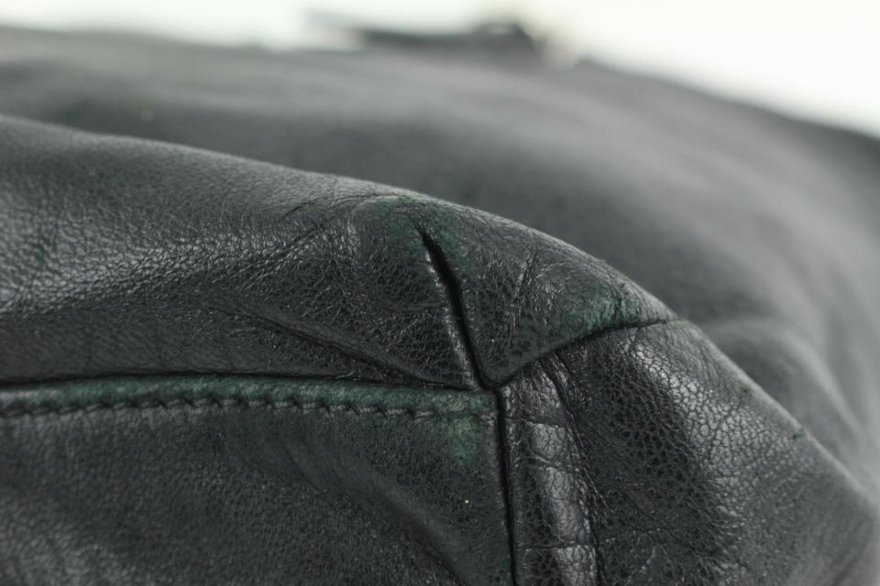 borsa pelle nera prada