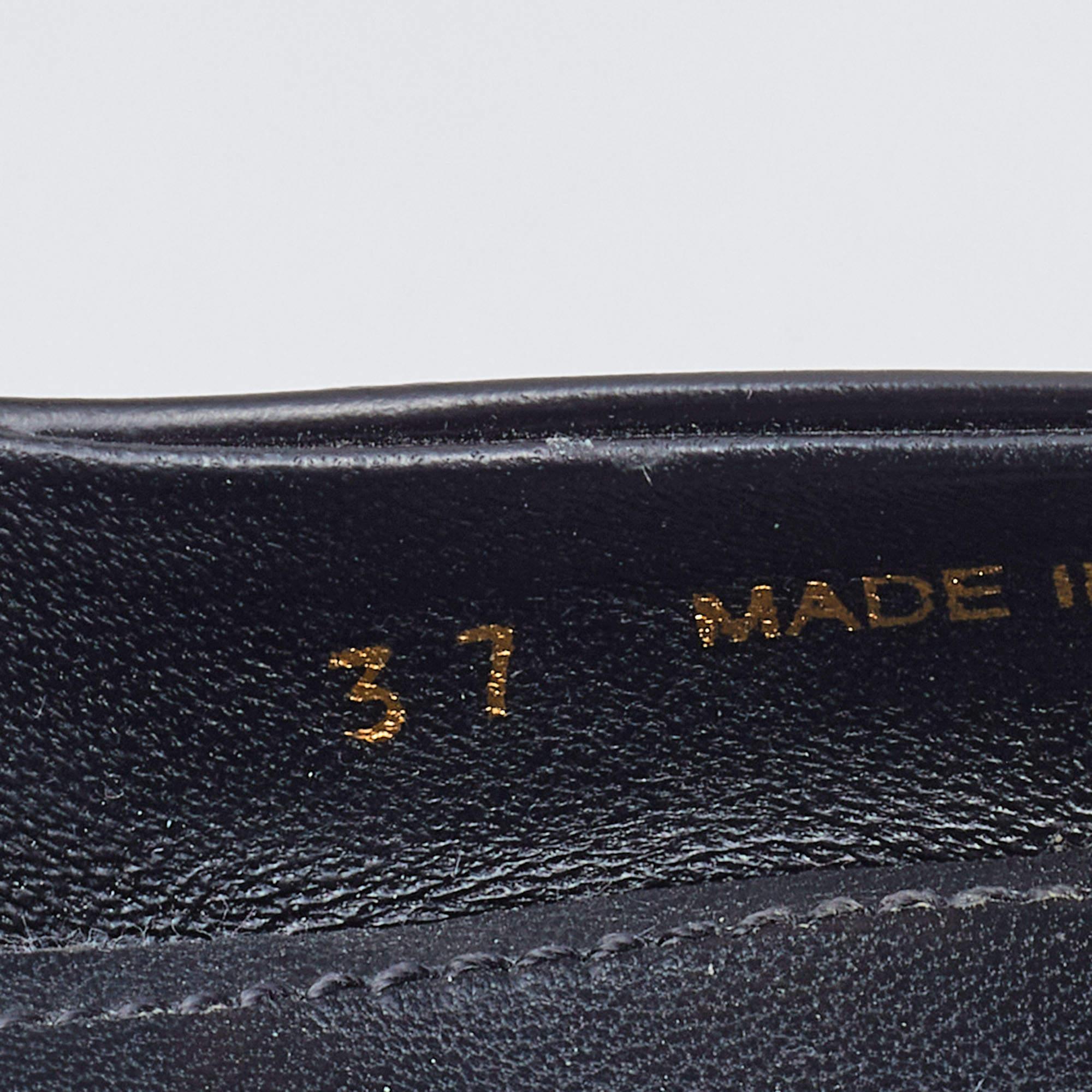 Prada Black Leather Slingback Pumps Size 37 3