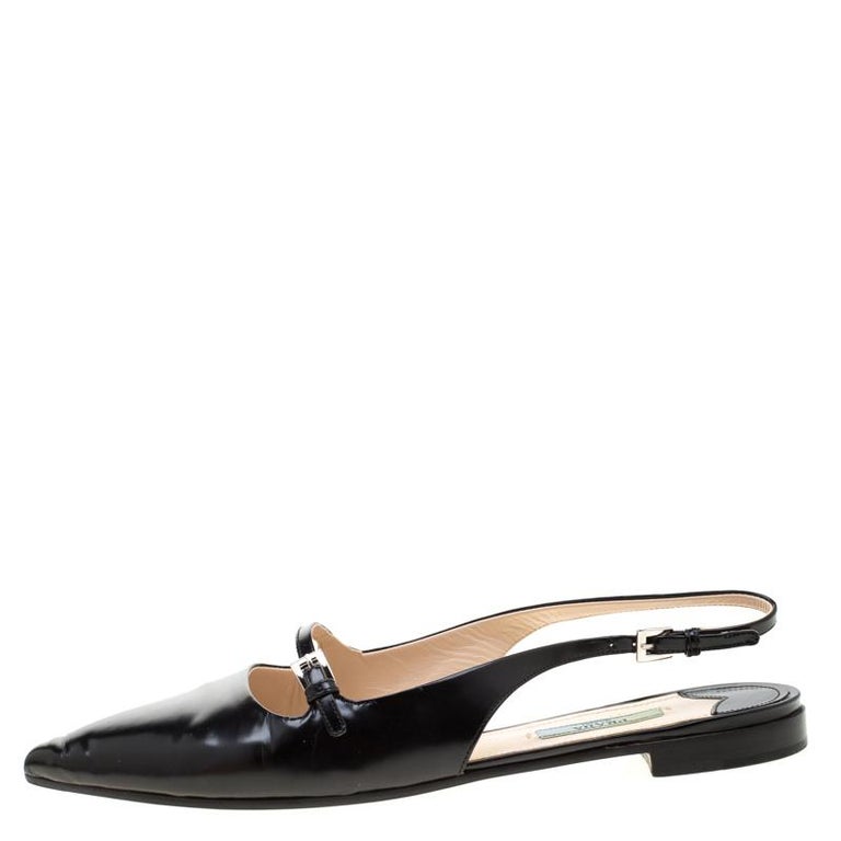 prada flat slingback