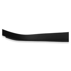 Cinturón Prada de cuero negro con placa con el logotipo triangular 34/85