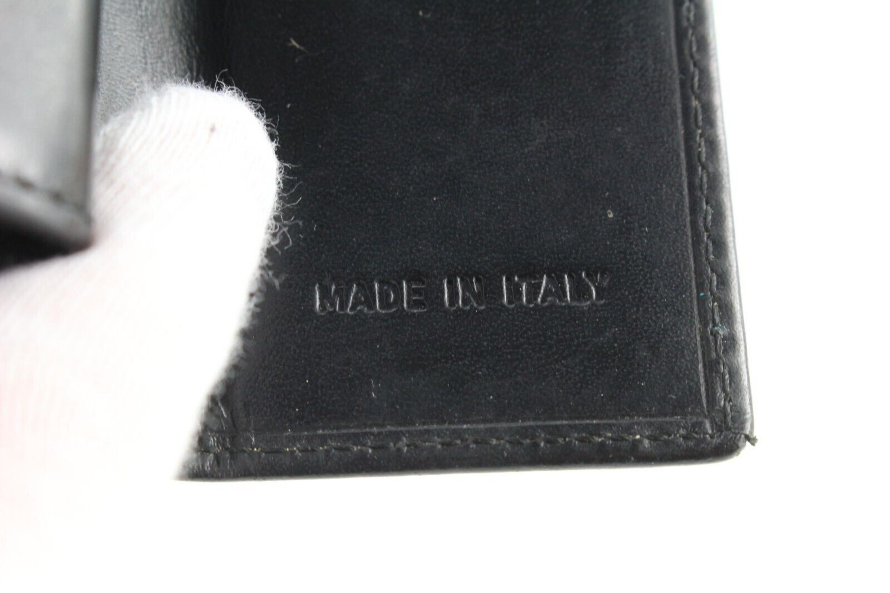 Women's Prada Black Leather Trifold Wallet 2P0509