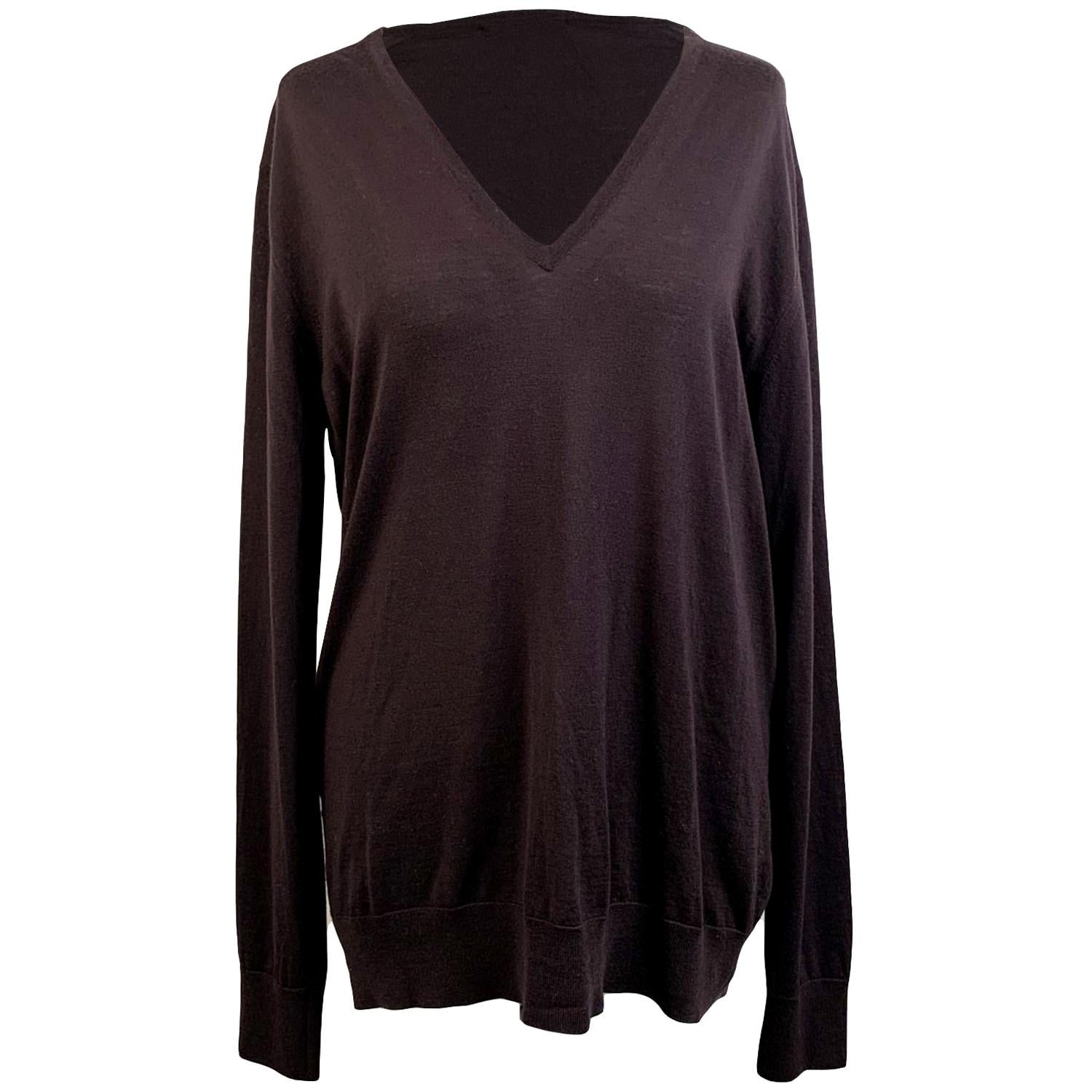 Prada Black Light Weight Knit Long 