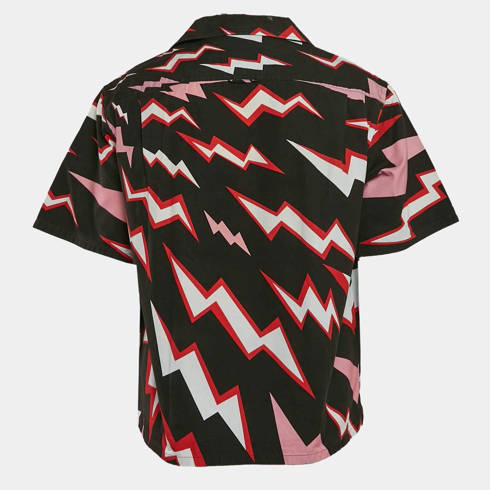 How fabulous does this designer shirt look It is made of fine materials and features a fitted silhouette. Pair it with pants and loafers for a cool ensemble.